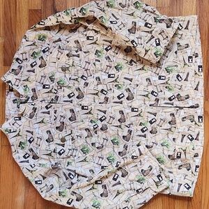 Christopher & Banks Linen-Cotton Blend Paris Jacket Size Large Travelcore